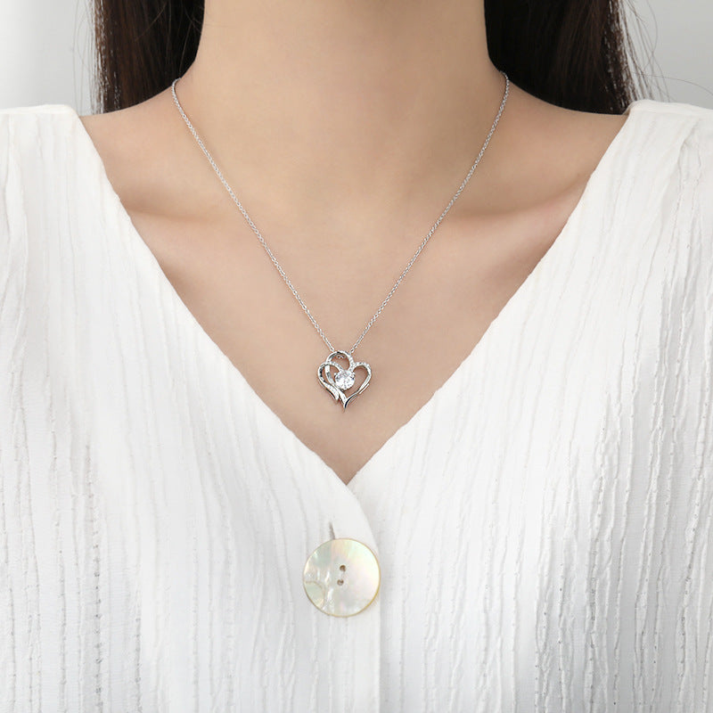 Collar Doble Amor con Estrás
