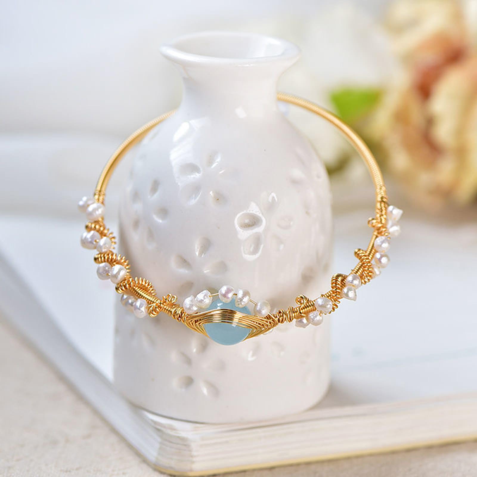 Pulseras de perlas para mujer