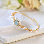 💎 Romantic Pearl Charm Bracelet